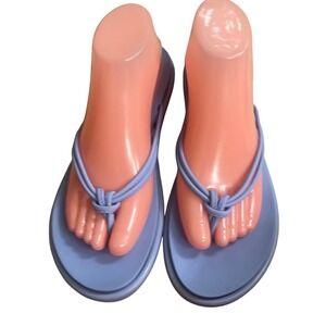 OluKai Mi'i Light Blue Knotted Thong Sandals Flip Flops Womens 10  Hawaiian
